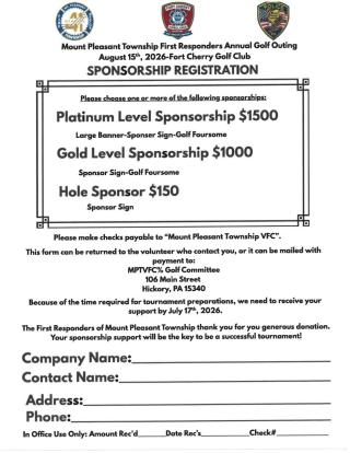 Sponsorship form