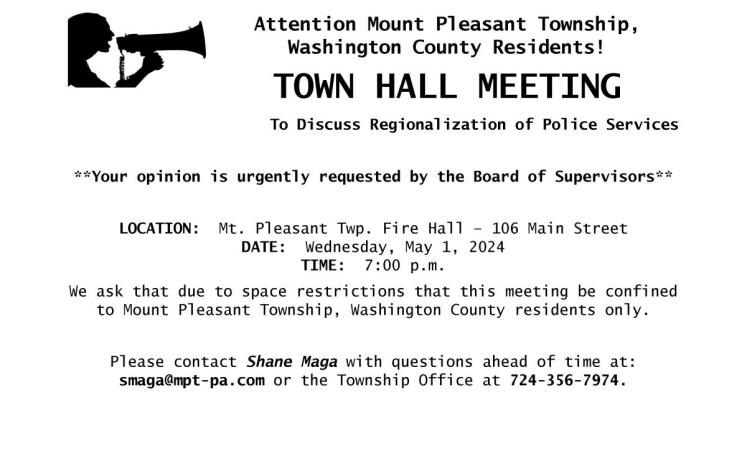 TOWN HALL MEETING