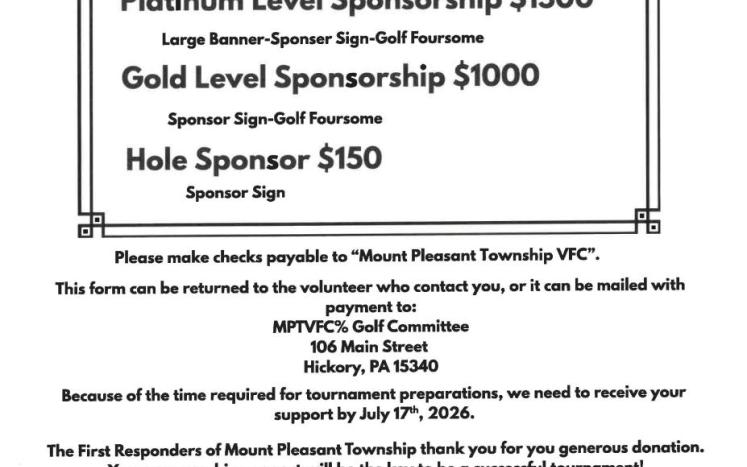 Sponsorship form